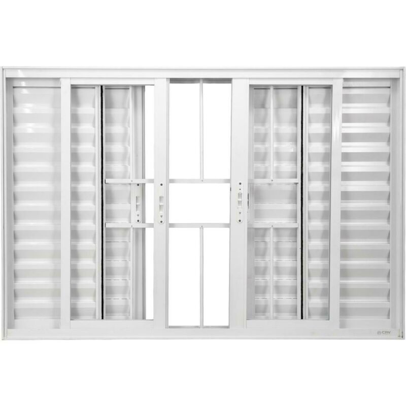 VENEZIANA 6 FOLHAS - 2 FOLHAS FIXAS - CRV Portas e Janelas